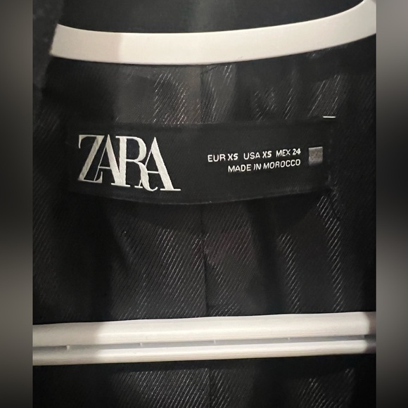 Zara Overcoat, XS, black - Picture 3 of 3